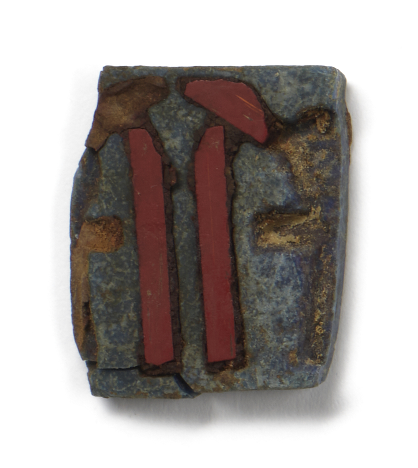 Image for Fragment with Red Inlay on Blue